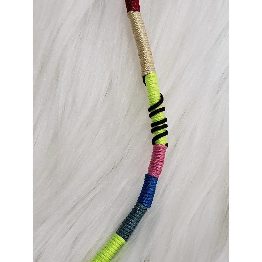 NEW Free People Hair Braid In Extension Accessory COLORFUL RAINBOW BOHO FESTIVAL